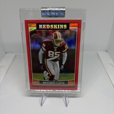 2006 TOPPS CHROME BRANDON LLOYD RED REFRACTOR #/259 ENCASED REDSKINS RARE SP