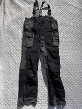 Guide Wear Elite Gore-Tex Waterproof Fishing Bib Mens Size Large Regular Black