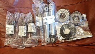 MIELE WASHING MACHINE SERVICE KIT DAMPERS SPRINGS SKF DRUM BEARINGS KIT