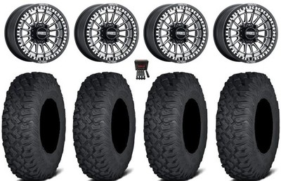 Metal FX Delta Bdlk CC 15'' Wheels Bk 35'' Coyote Tires Pioneer 1000 / Talon