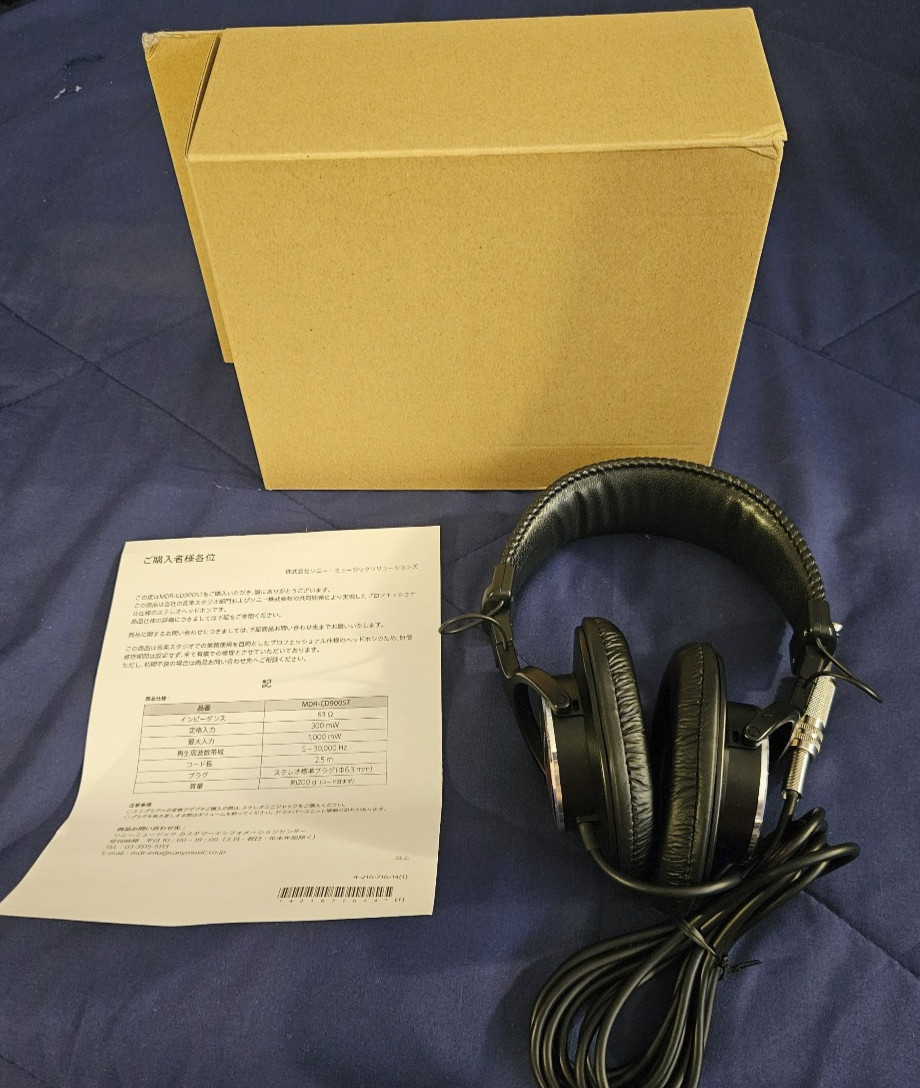 Sony MDR-CD900 vintage audio equipment - eBay listing photo 3