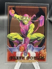 2024 UPPER DECK MARVEL MASTERPIECES '92 PLATINUM #36 Green Goblin CLEAR CUT