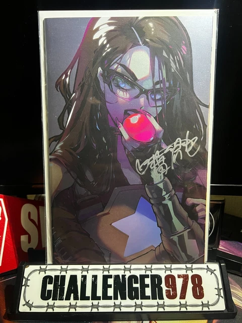 GI JOE #6 Rose Besch SIGNED FOIL VIRGIN w/ COA