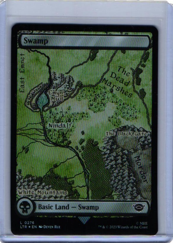 Swamp Foil #276 Land The Lord of the Rings: Tales of Middle-earth NM MTG