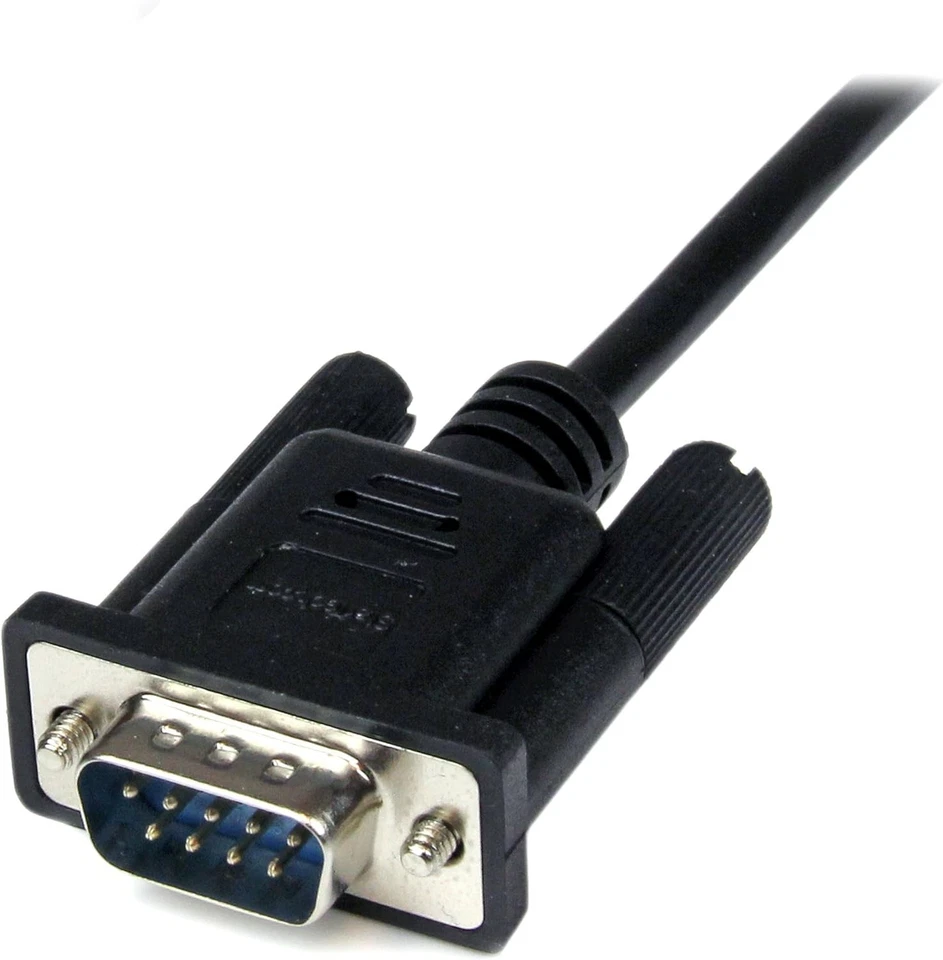 StarTech.com 1 m Black DB9 RS232 Serial Null Modem Cable F/M, DB9 Male to Female - Image 4 of 4