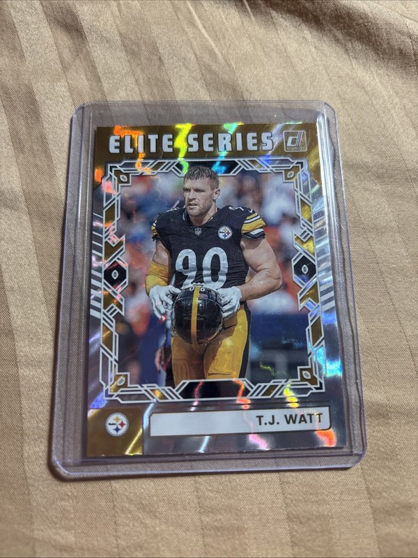 2025 Panini Donruss T.J. Watt Elite Series Insert #TES-TWA Steelers