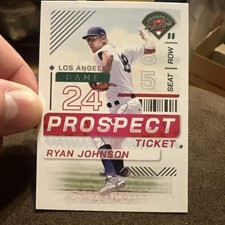 Ryan Johnson 2024 Panini Prospects Prospect Ticket Ryan Johnson #110 Los Angeles