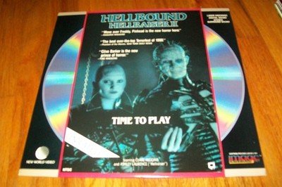 HELLBOUND: HELLRAISER II Laserdisc LD FULL SCREEN FORMAT UNRATED VERSION RARE!