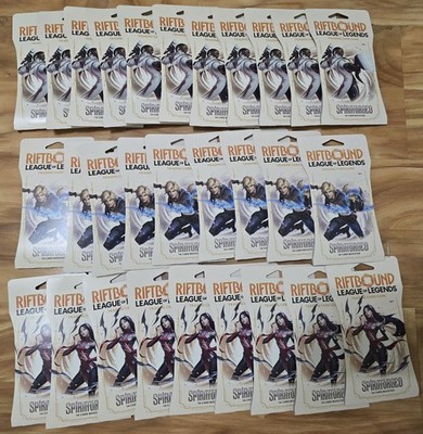 Riftbound League of Legends: Spiritforged Sleeve Booster Packs-Lot of 29 Packs