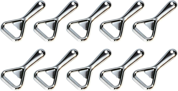 10 FlaschenöFfner/Kapselheber FüR Flaschen Mit Kronkorken, Stahl, Metall, Silber-image