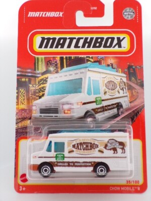 Matchbox ~ Chow Mobile II ~ Food Burger Truck ~ 1/64th Scale Diecast ~ 35/100