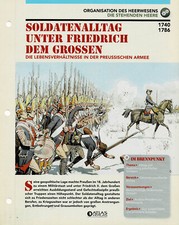 Codzienność żołnierza pod Fryderykiem Wielkim / Warunki życia - karta informacyjna