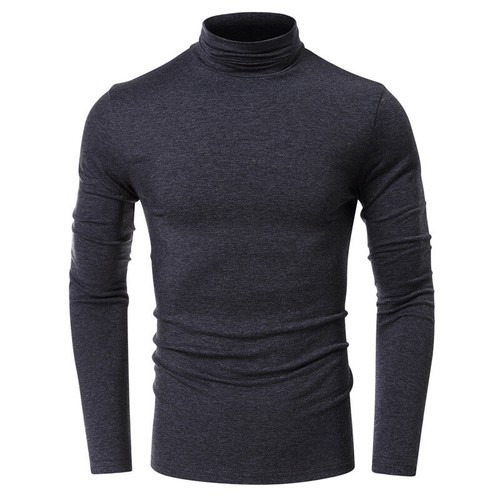 Men's Winter TurtleNeck Pullover T Shirt Tops Jumper Long Sleeve Warm Undershirt - Picture 9 of 30