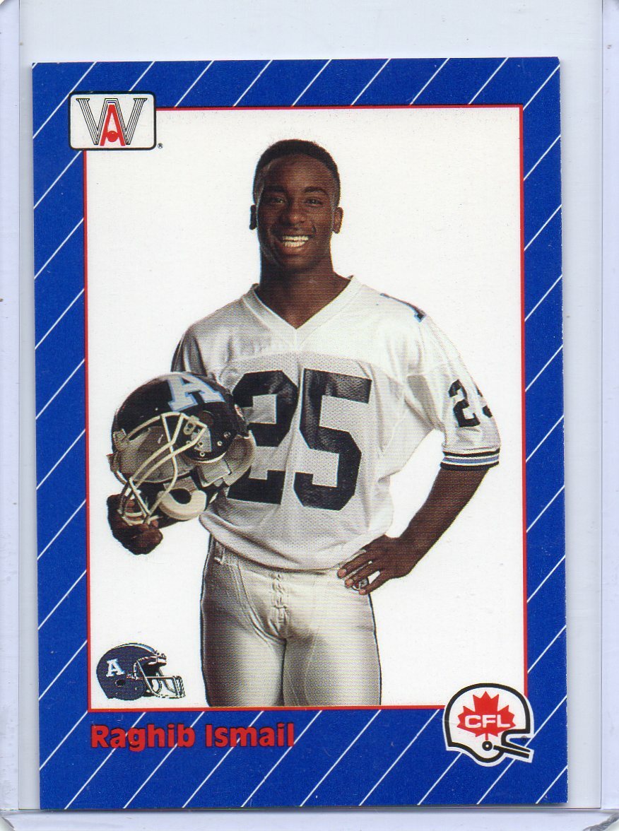 1991 AW Sports #25 Raghib "Rocket" Ismail Promo Card