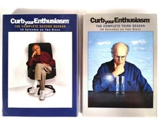 Curb Your Enthusiasm Complete Second and Third Seasons DVDs Lot of 4 Discs