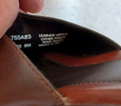 Naturalizer,Women's,Brown,Black,Size 8M,Leather Sling Back Heels Shoes,Casual - Picture 3 of 9