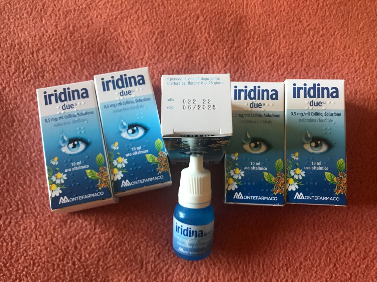 5x IRIDINA DUE ** The Original Anti Red Eye Drop ** eBay