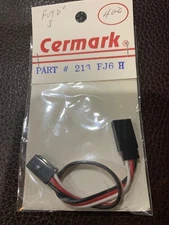 Maxx Cermark Products 213 FTJ H Servo Extension 6” Futaba J Female to J Male NOS