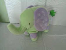 Lambs  Ivy - Green  Purple - Elephant Plush