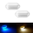 2PCS 12V LED Courtesy Light Stair Step Lamp RV Boat Marine Companion Way Lights