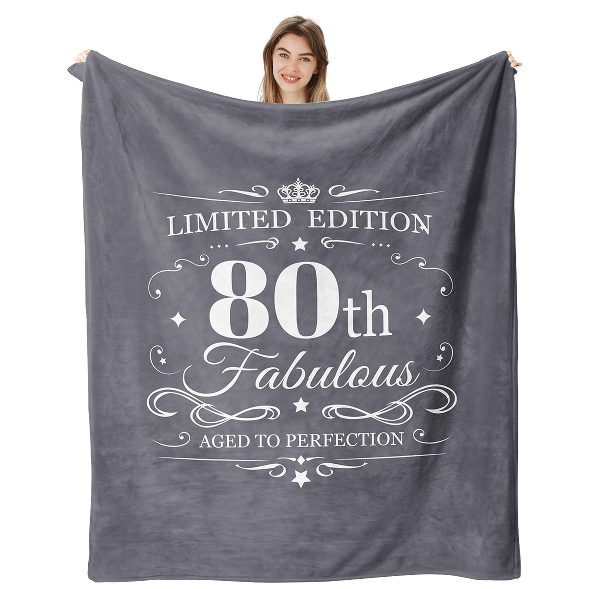 Birthday Blanket Female 80th Birthday Ideas 80th Birthday Gifts