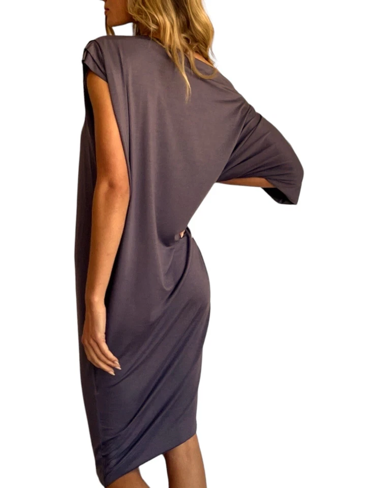 $168 Jules Gail DRESS Stretch Soft Comfortable Grey Lavender Women’s XS/S - Image 3 of 4
