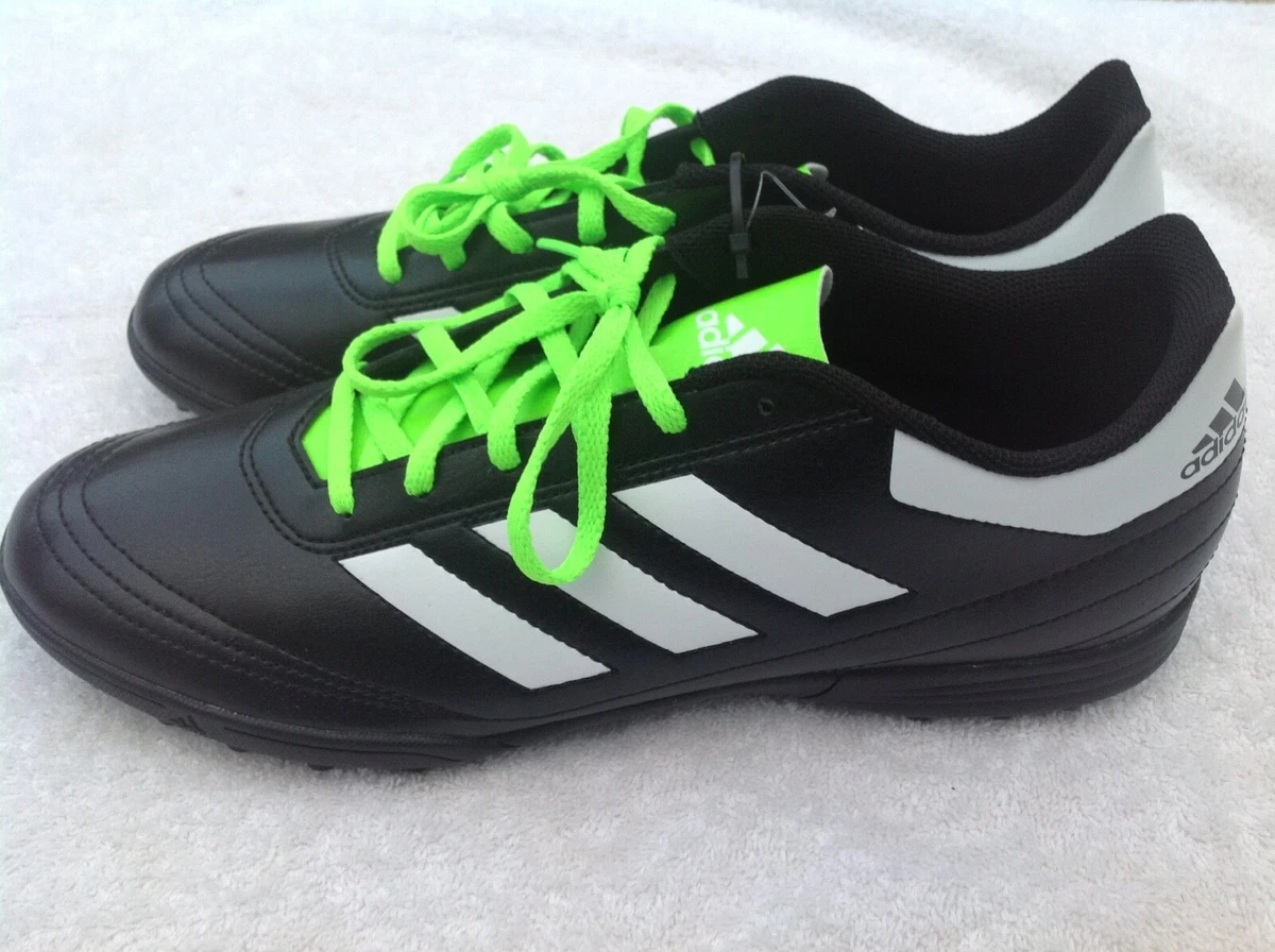 Adidas Men s Goletto VI TF Soccer Shoe BB0585 Black Green Men Size 11.5
