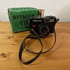 Vintage 35mm Sitacon ST-3 Film Camera W/ Shoulder Strap Taiwan Made Untested