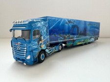 Tekno truck models,Mercedes Benz Actros Bigspace  + Reefer Trailer ,FISHER TRANS