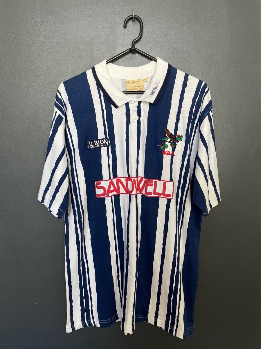 WEST BROMWICH ALBION 1992/1993 HOME FOOTBALL SHIRT SOCCER JERSEY SIZE XL  ADULT
