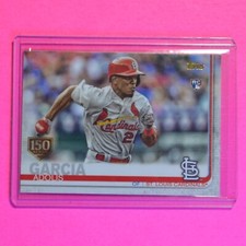 2019 Topps Series 1 Adolis Garcia 150th Anniv. Gold Stamp Rookie Card RC Rangers