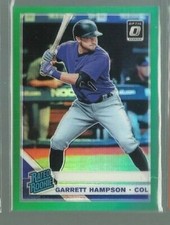2019 Donruss Optic Green #38 Garrett Hampson RR RC 4/5 (ref 81708)