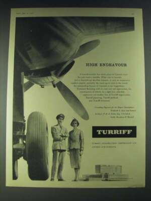 1958 Turriff Constrution Corporation Ad - High Endeavour