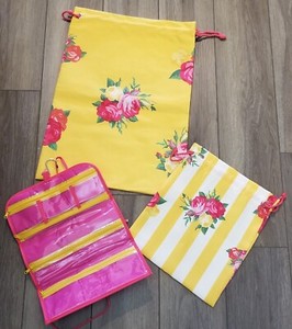 NEW three piece travel supply items laundry bag, hanging, zipper organizer, bag