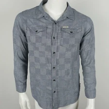 Lucky Brand Women's Western Style Shirt Size XL Blue