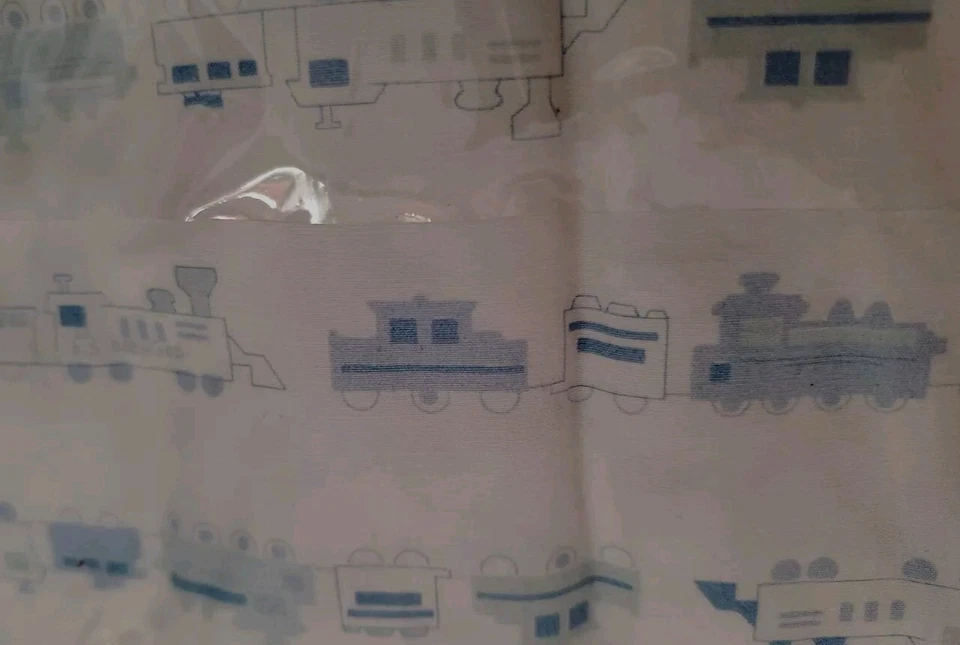 Новый Baby Gap поезд кроватки простыня синий CHOO CHOO коллекции мальчика - Изображение 2 из 3