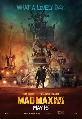 72564 Mad Max: Fury Road Movie 2015 Tom Hardy Wall 24x18 POSTER Print