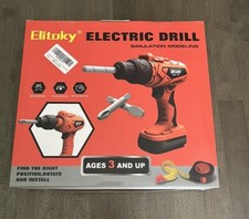 Kids' Electric Drill Set - Interactive Pretend Play Tool with Rotating Bits