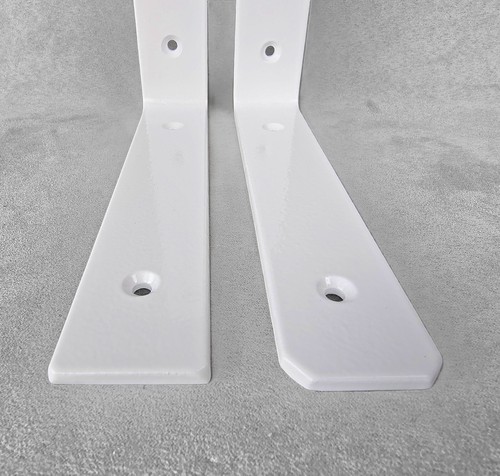 Industrial Handmade Shelf Brackets Heavy Duty PAIR Steel Rustic Scaffold Board - Picture 36 of 63