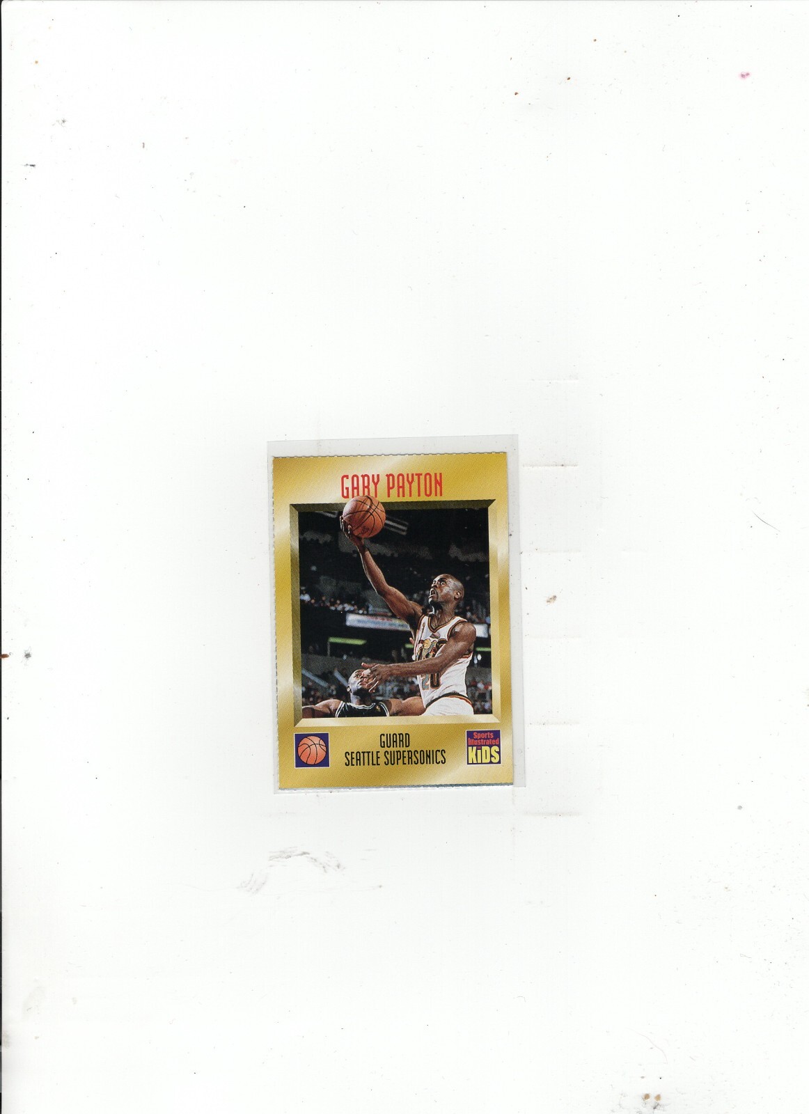 1997 Gary Payton Sports Illustrated For Kids #643 Free Shipping (C-331)