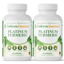 Platinum Turmeric 120 Caps   Joint Pain Relief, Inflammation Support, Natural