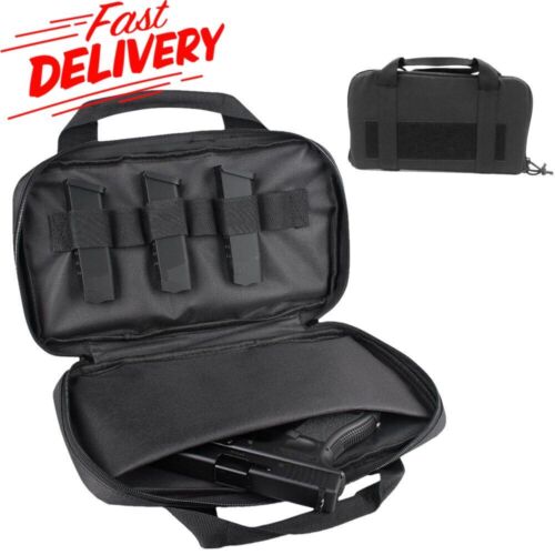 Tactical Gun Range Bag with 2 Handguns Capacity Soft Case with 6X Magazine Slots - Afbeelding 1 van 8