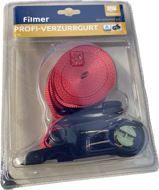 Profi Verzurr Gurt mi Spannratsche 6 Meter 5 cm Breit Spanngurt Zugfest 489 kg