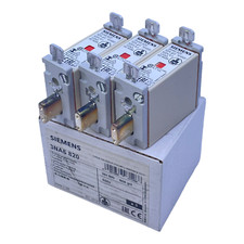 Siemens 3NA6820 50A-gG NH Fuse Kit 50A 500V AC 120kA Pack:3pcs