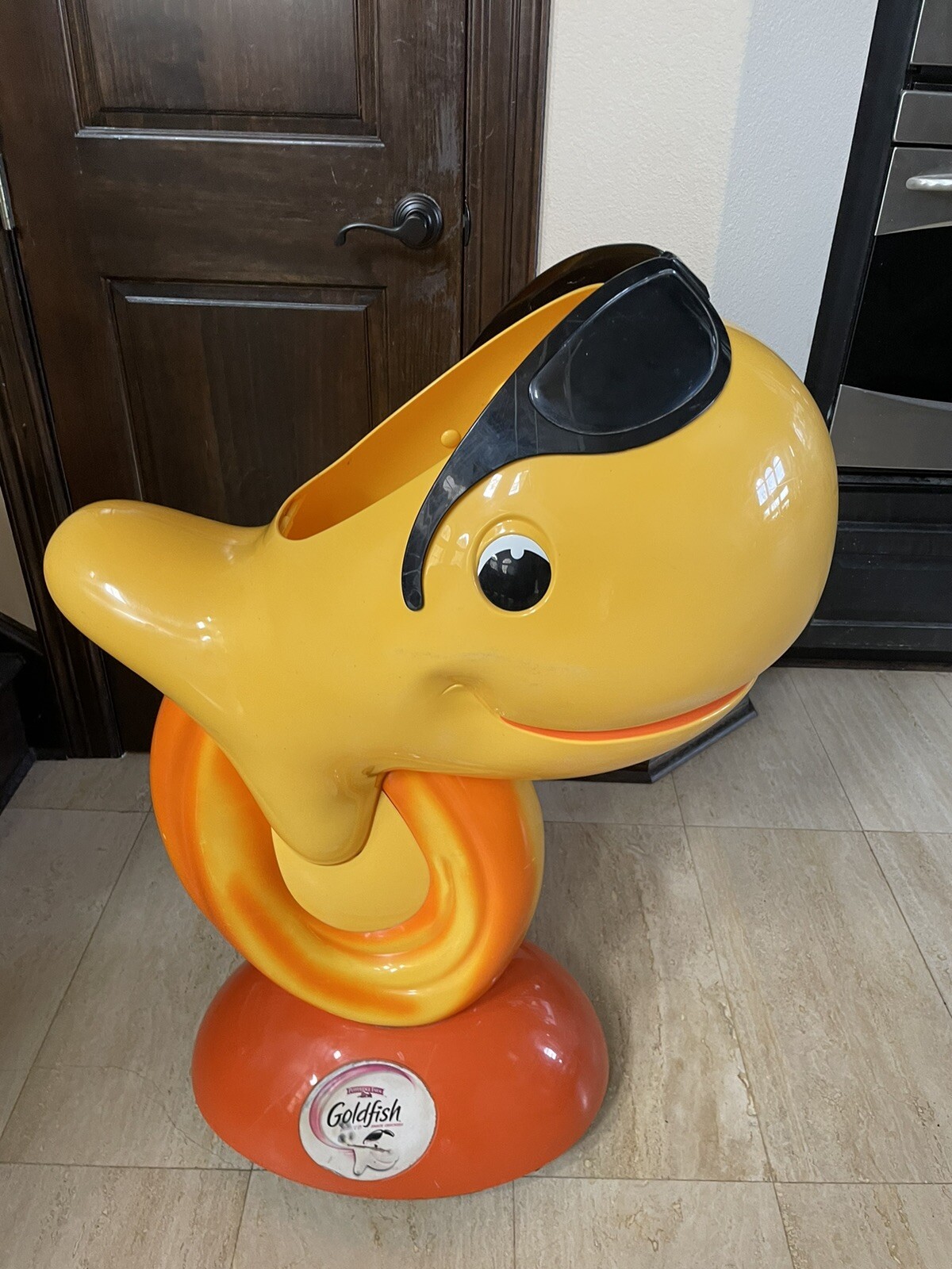 goldfish-store-display-snack-holder-34-tall-promotion-advertising-ebay