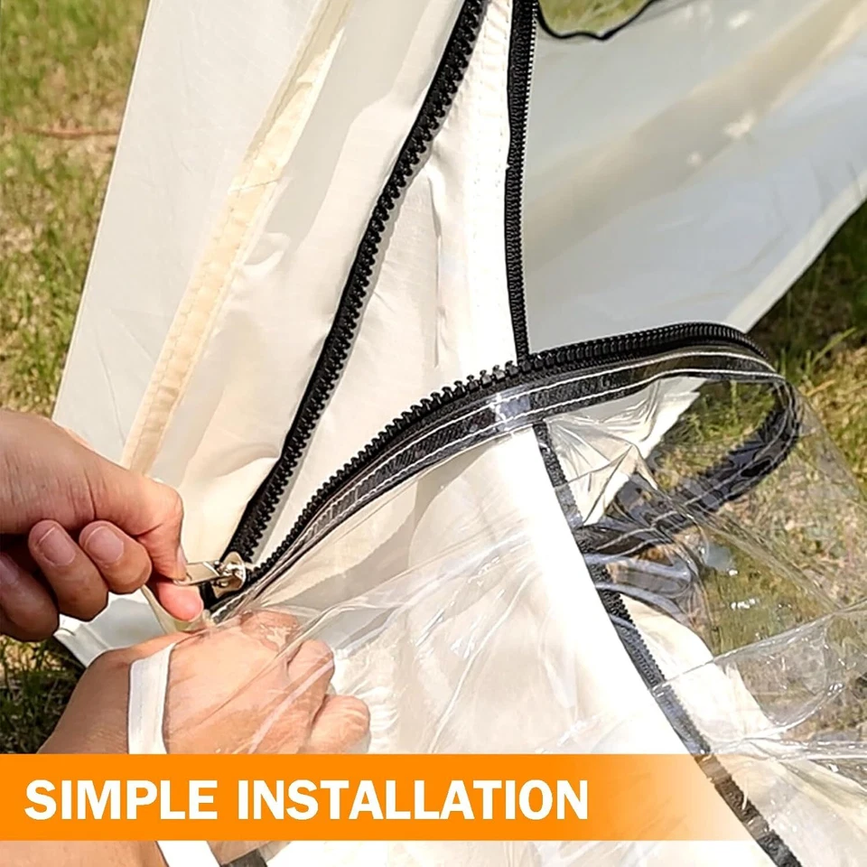 Уличная палатка с экраном на 4-6 человек дом кемпинг навес всепогодное солнцезащитное укрытие - Изображение 3 из 4