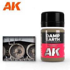 AK Interactive AK078 Weathering Damp Earth Enamel 35ml - US