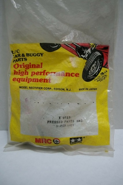 Vintage Mrc Tamiya Rc Car Parts X9723 Pressed Parts Bag Supershot Toys Hobbies Body Parts Interior