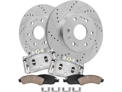 Front Brake Pad Rotor and Caliper Set For 2008-2020 Cadillac Escalade WX972MX