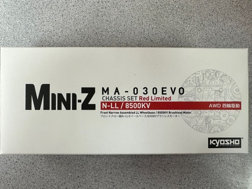Kyosho Mini-Z AWD MA-030EVO LE Chassis Set w/8500kV Motor Kyosho Mini-Z AWD MA-030EVO LE Chassis Set w/8500kV Motor